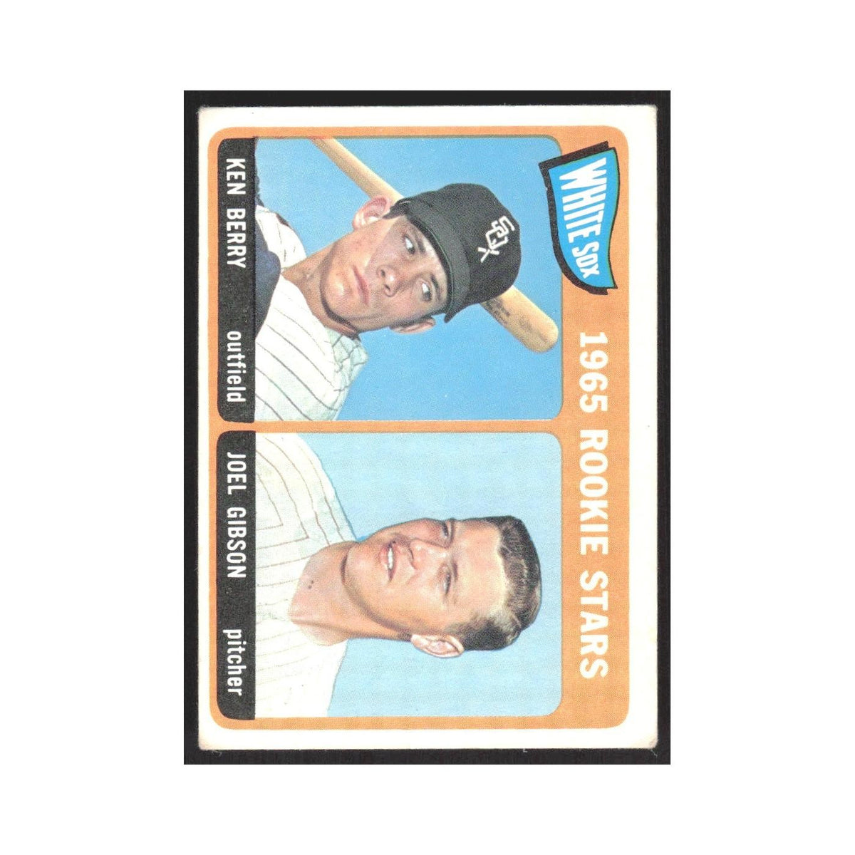 1965 Topps Ken Berry/Joel Gibson RC White Sox #368