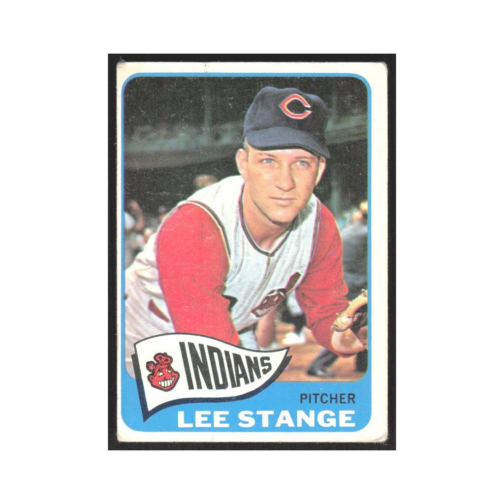 1965 Topps Lee Stange Indians #448
