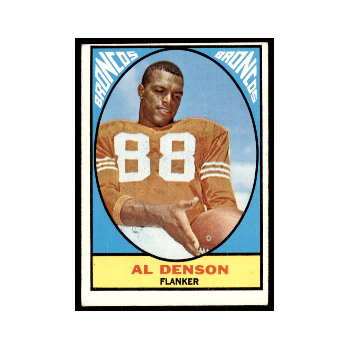 1967 Topps Al Denson Broncos #43