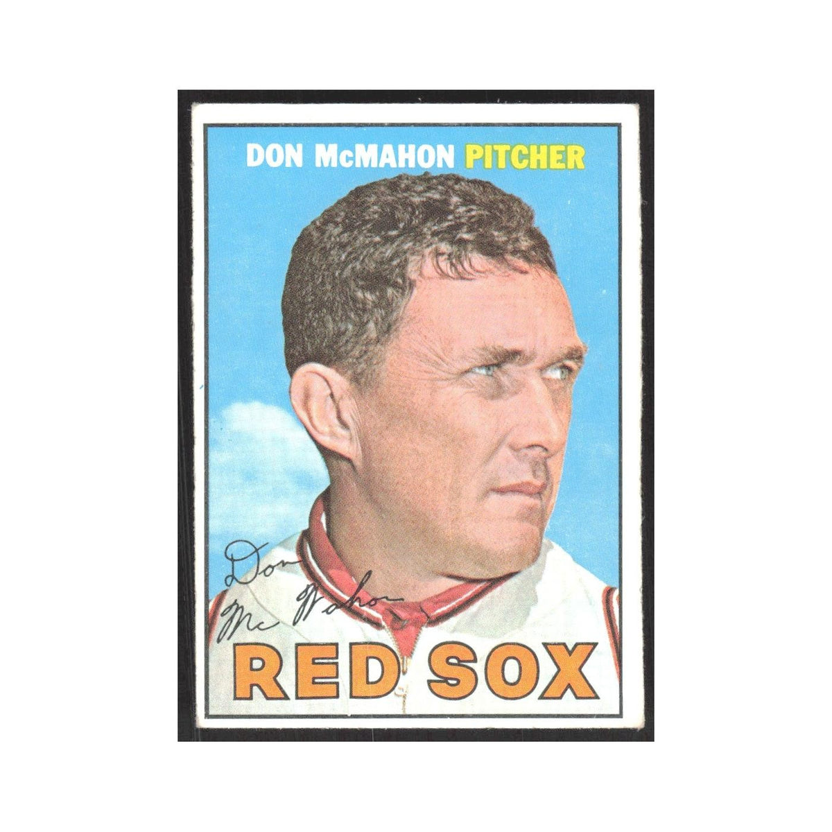 1967 Topps Don McMahon Red Sox #7
