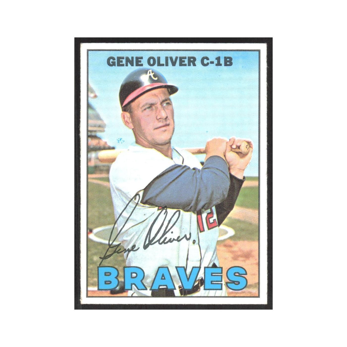 1967 Topps Gene Oliver Braves #18