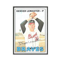1967 Topps Denver Lemaster Braves #288