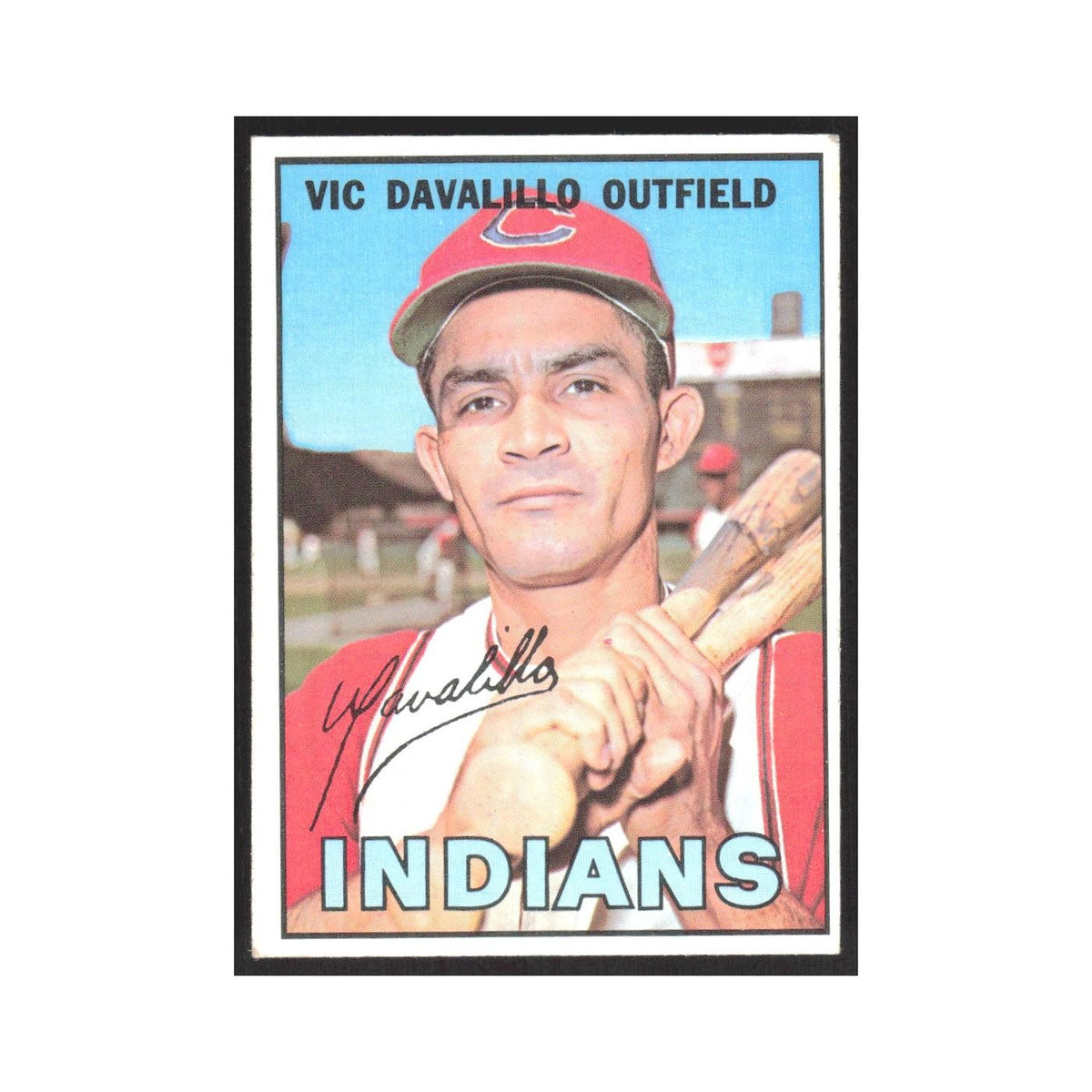 1967 Topps Vic Davalillo Indians #69