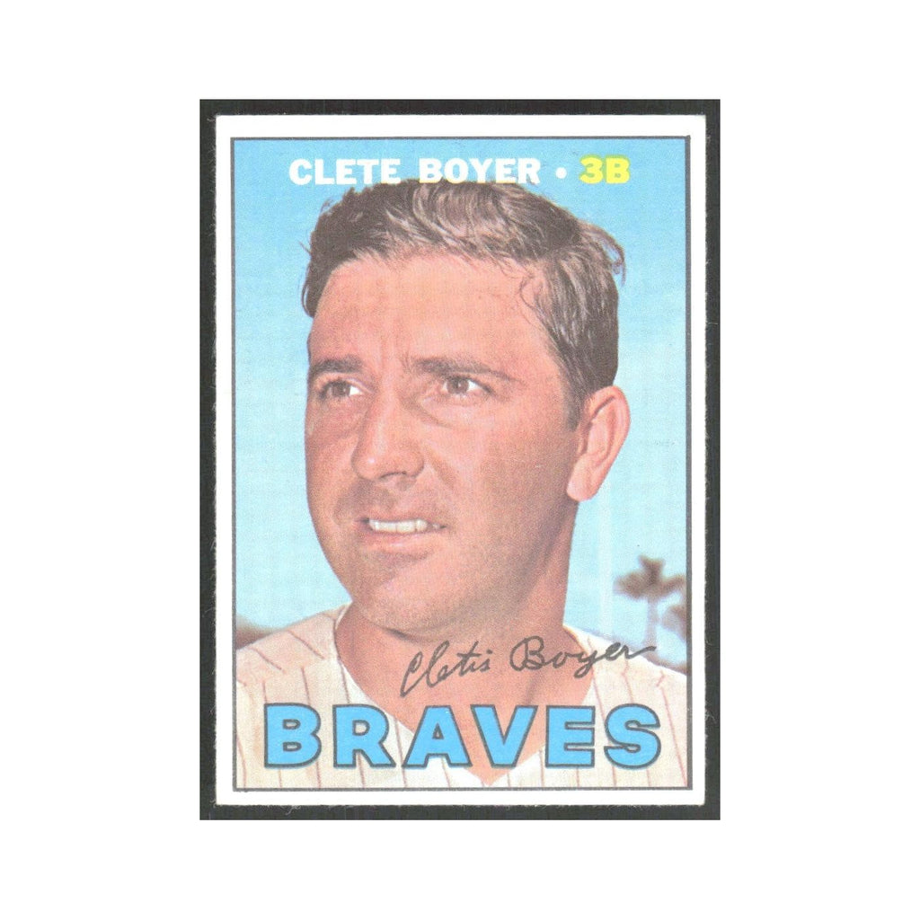 1967 Topps Clete Boyer Braves #328