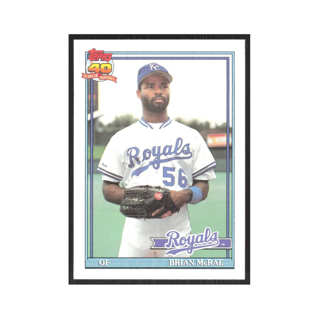 1991 O-Pee-Chee Brian McRae RC Royals #222