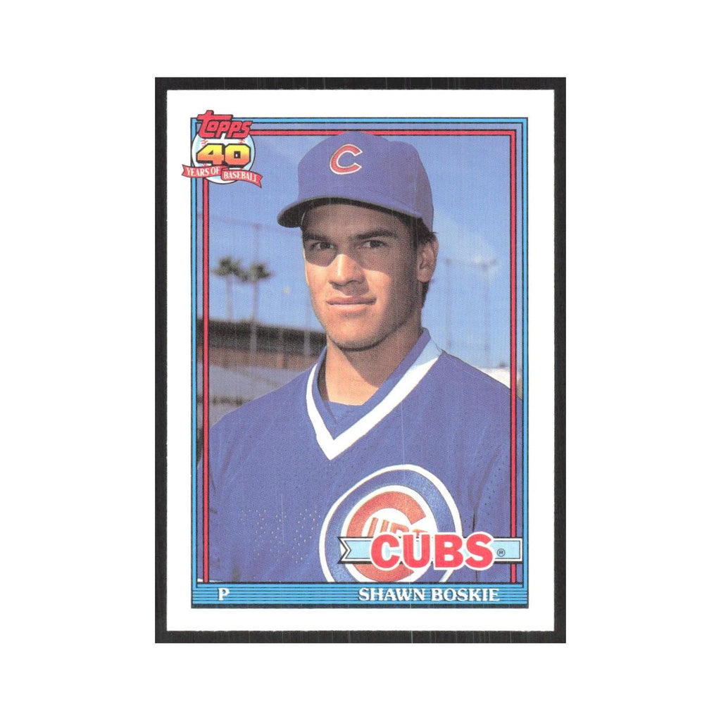 1991 O-Pee-Chee Shawn Boskie Cubs #254