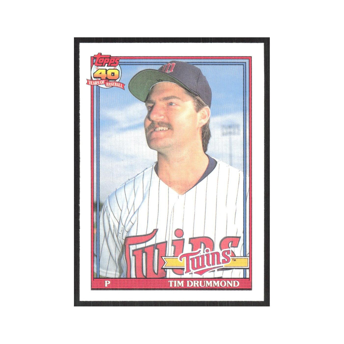 1991 O-Pee-Chee Tim Drummond Twins #46