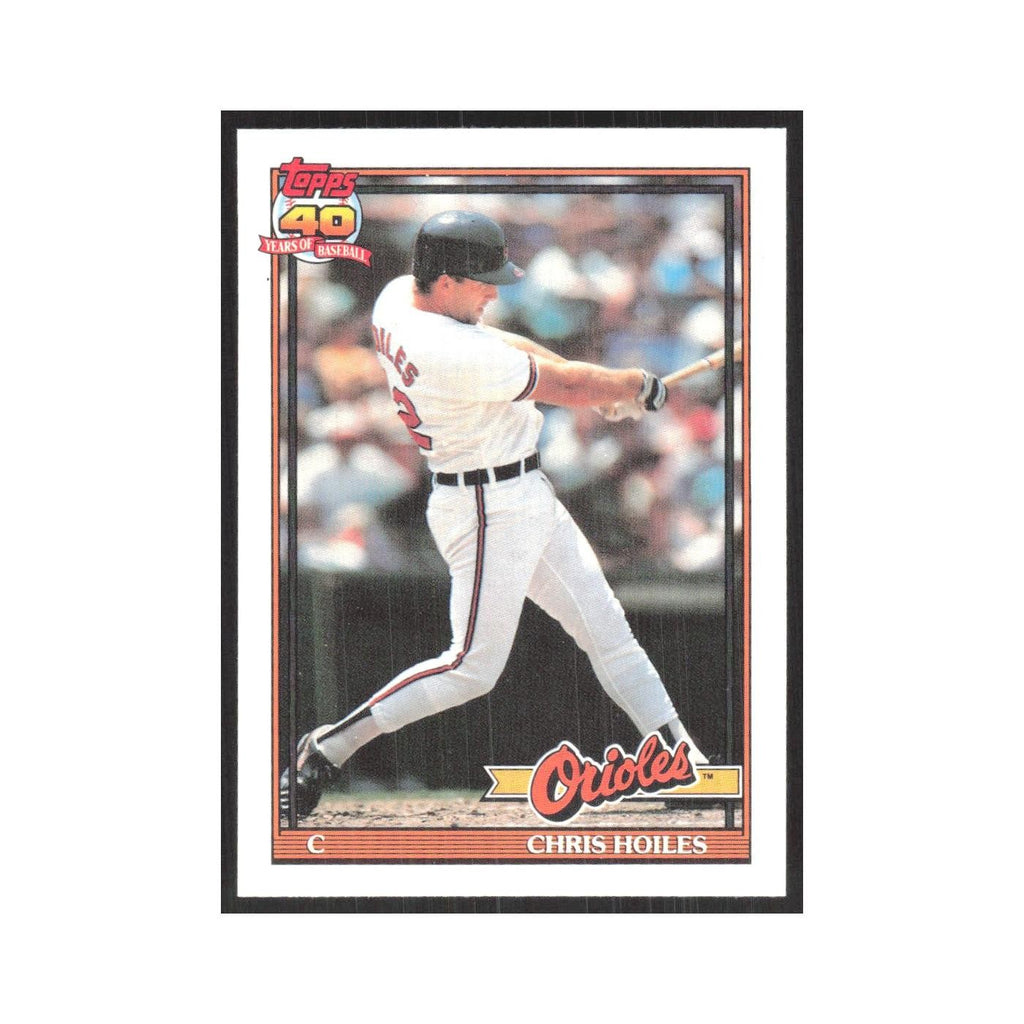 1991 O-Pee-Chee Chris Hoiles Orioles #42