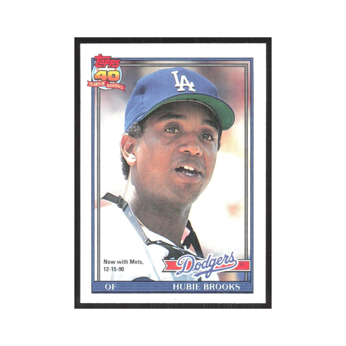 1991 O-Pee-Chee Hubie Brooks Dodgers #115