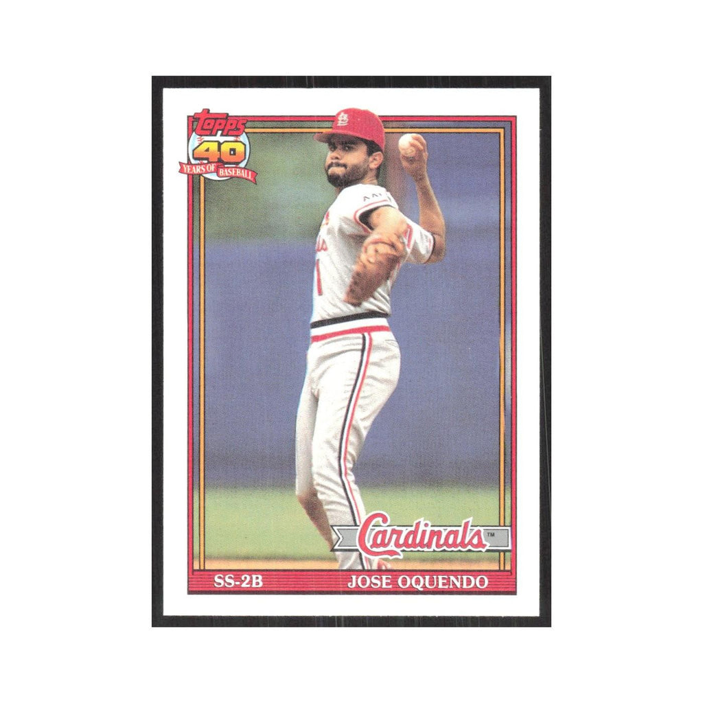 1991 O-Pee-Chee Jose Oquendo Cardinals #343
