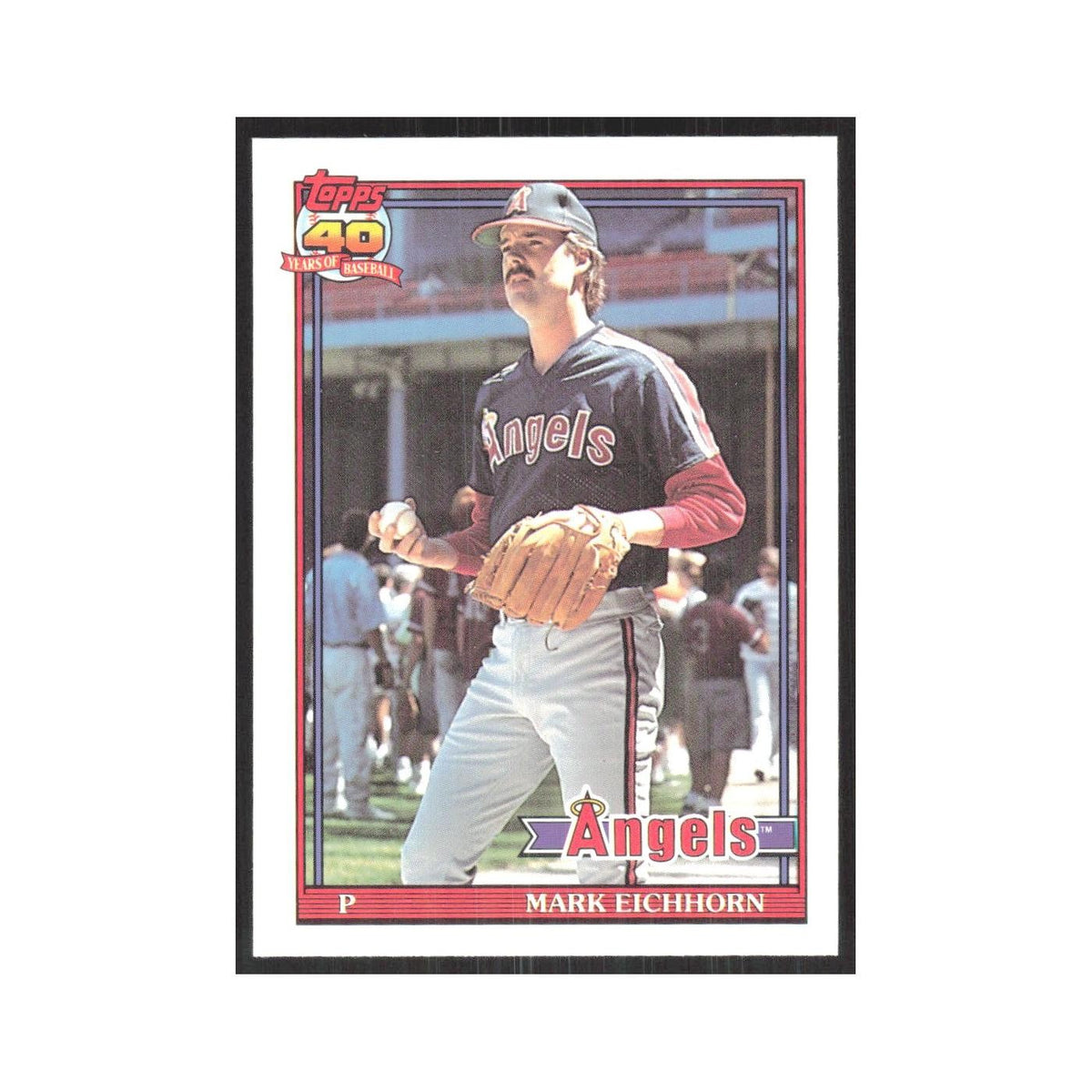 1991 O-Pee-Chee Mark Eichhorn Angels #129