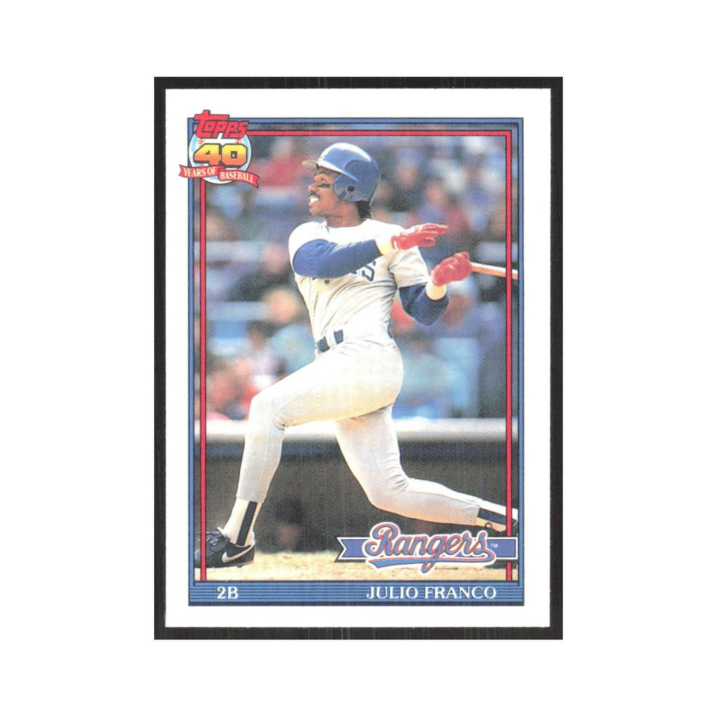 1991 O-Pee-Chee Julio Franco Rangers #775