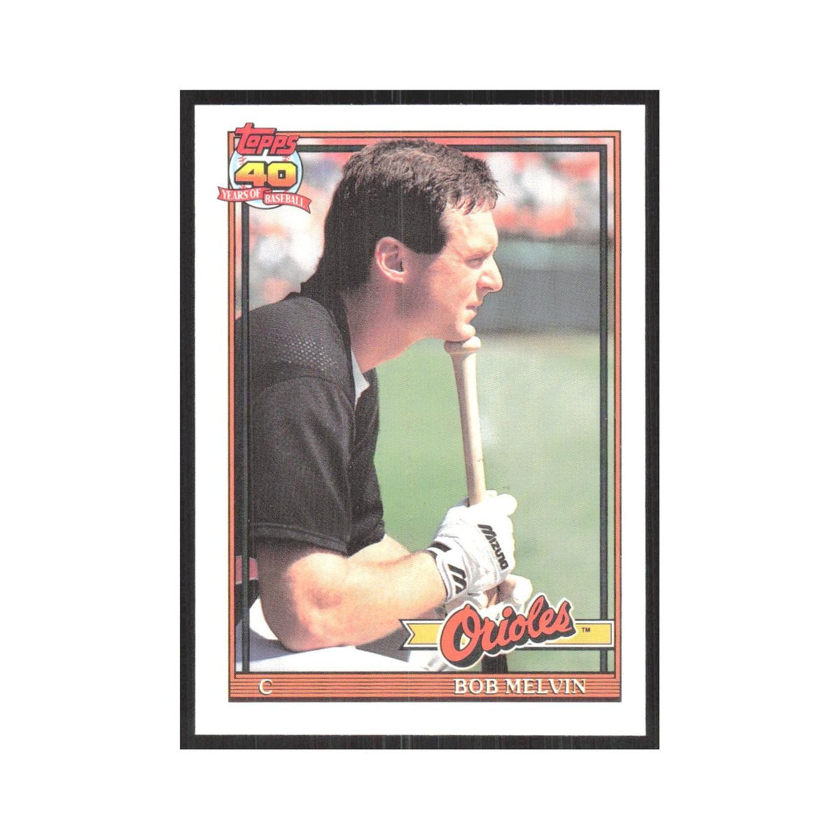 1991 O-Pee-Chee Bob Melvin Orioles #249