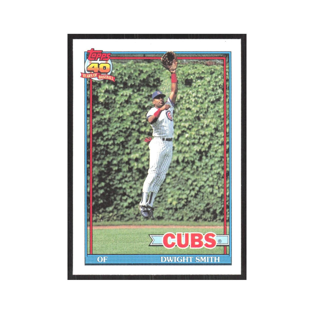 1991 O-Pee-Chee Dwight Smith Cubs #463