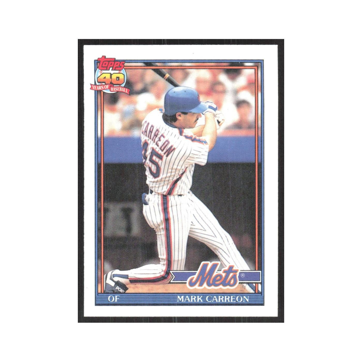 1991 O-Pee-Chee Mark Carreon Mets #764