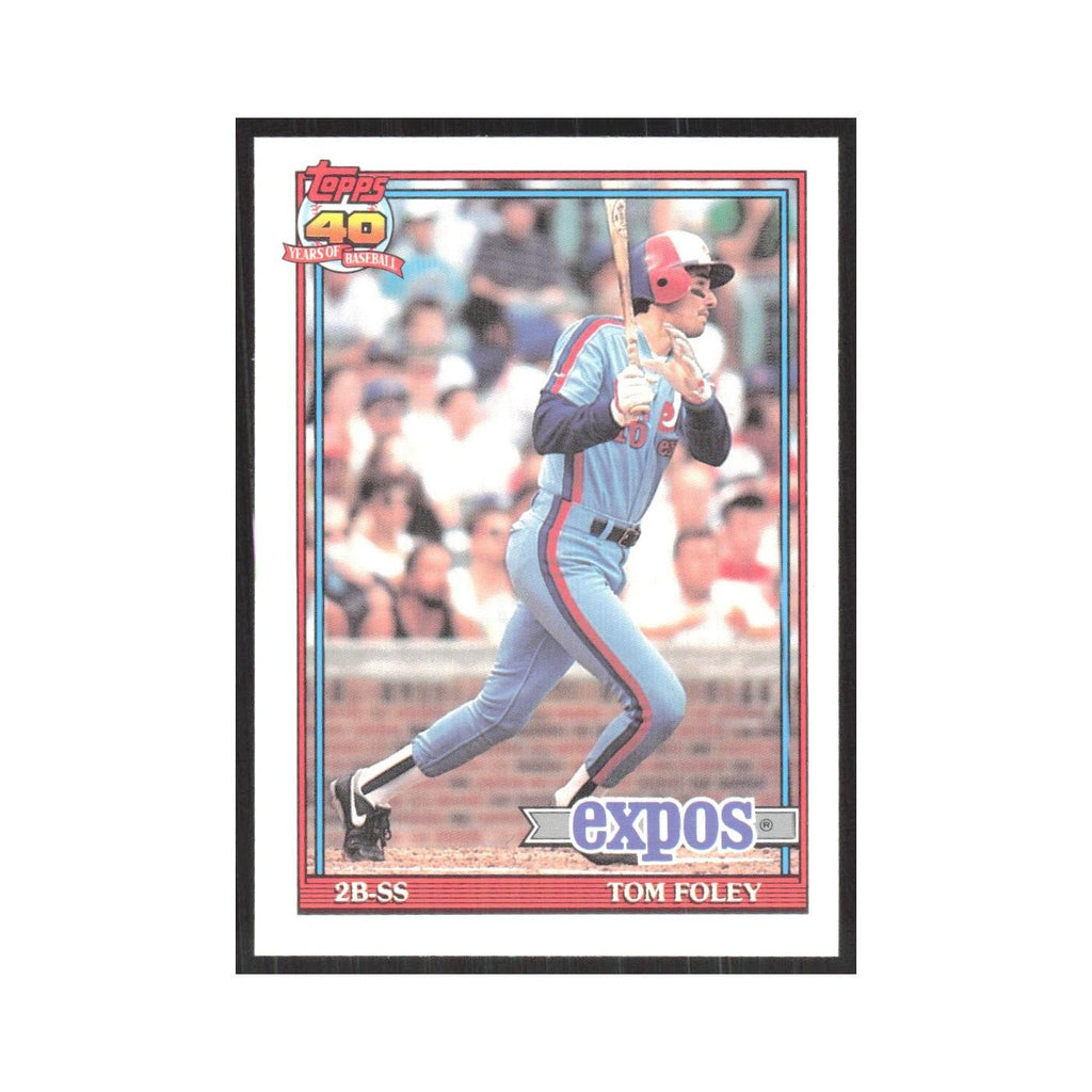 1991 O-Pee-Chee Tom Foley Montreal Expos #773