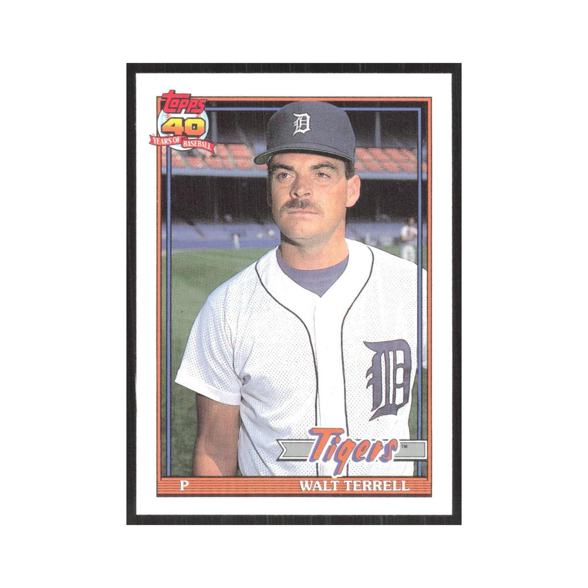 1991 O-Pee-Chee Walt Terrell Tigers #328