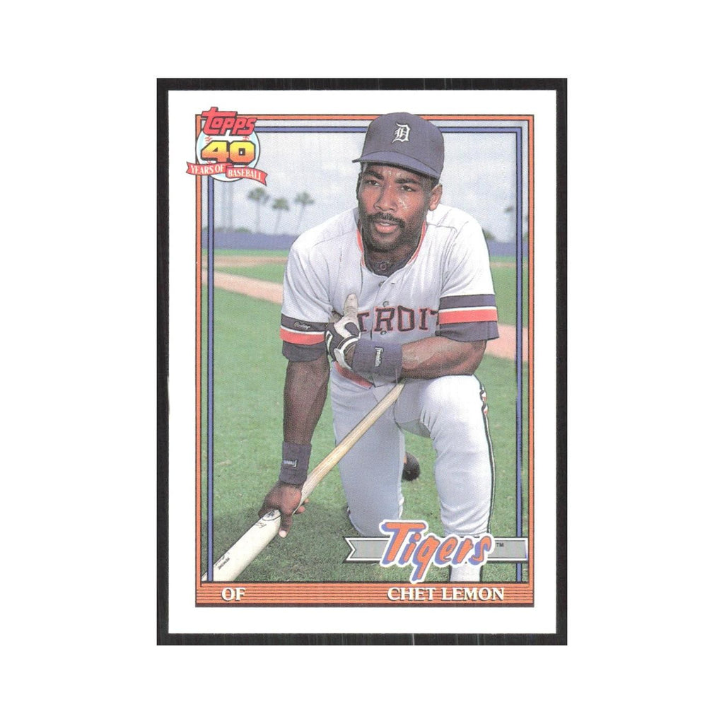 1991 O-Pee-Chee Chet Lemon Tigers #469