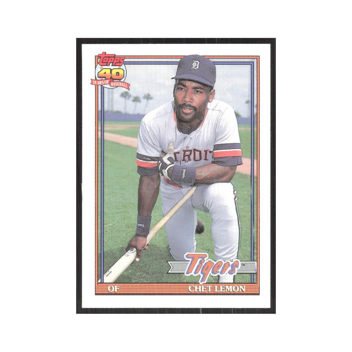 1991 O-Pee-Chee Chet Lemon Tigers #469