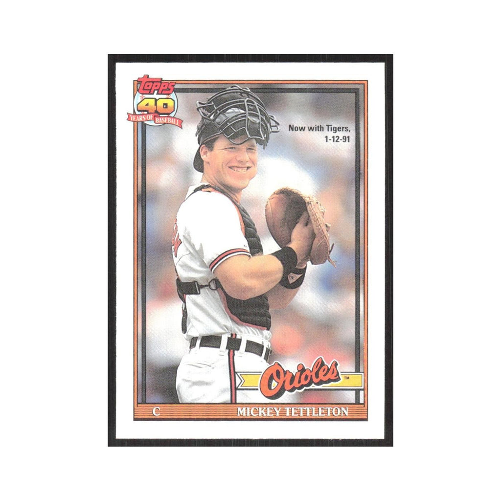 1991 O-Pee-Chee Mickey Tettleton Orioles #385