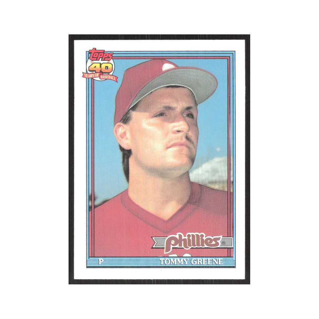 1991 O-Pee-Chee Tommy Greene Phillies #486