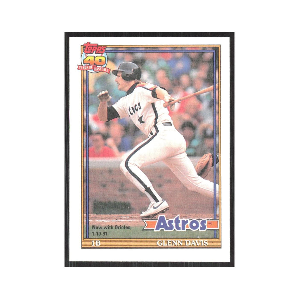 1991 O-Pee-Chee Glenn Davis Astros #350