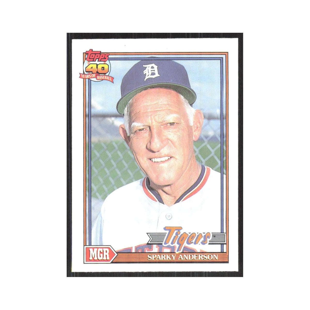 1991 O-Pee-Chee Sparky Anderson Tigers #519