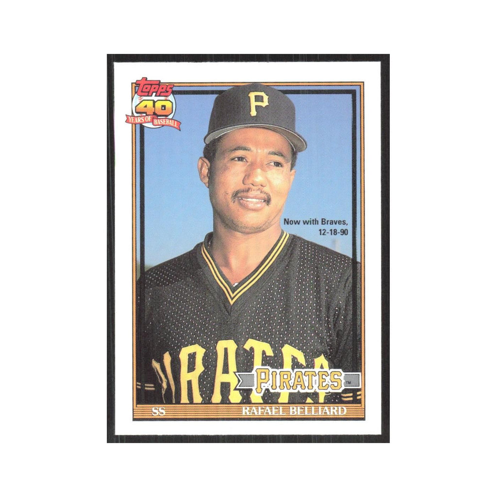 1991 O-Pee-Chee Rafael Belliard Pirates #487
