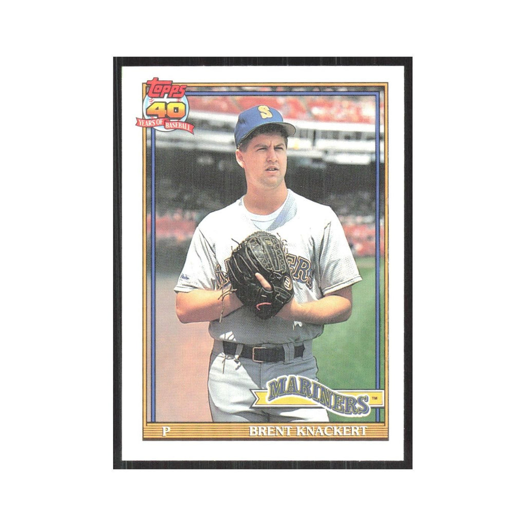1991 O-Pee-Chee Brent Knackert Mariners #563