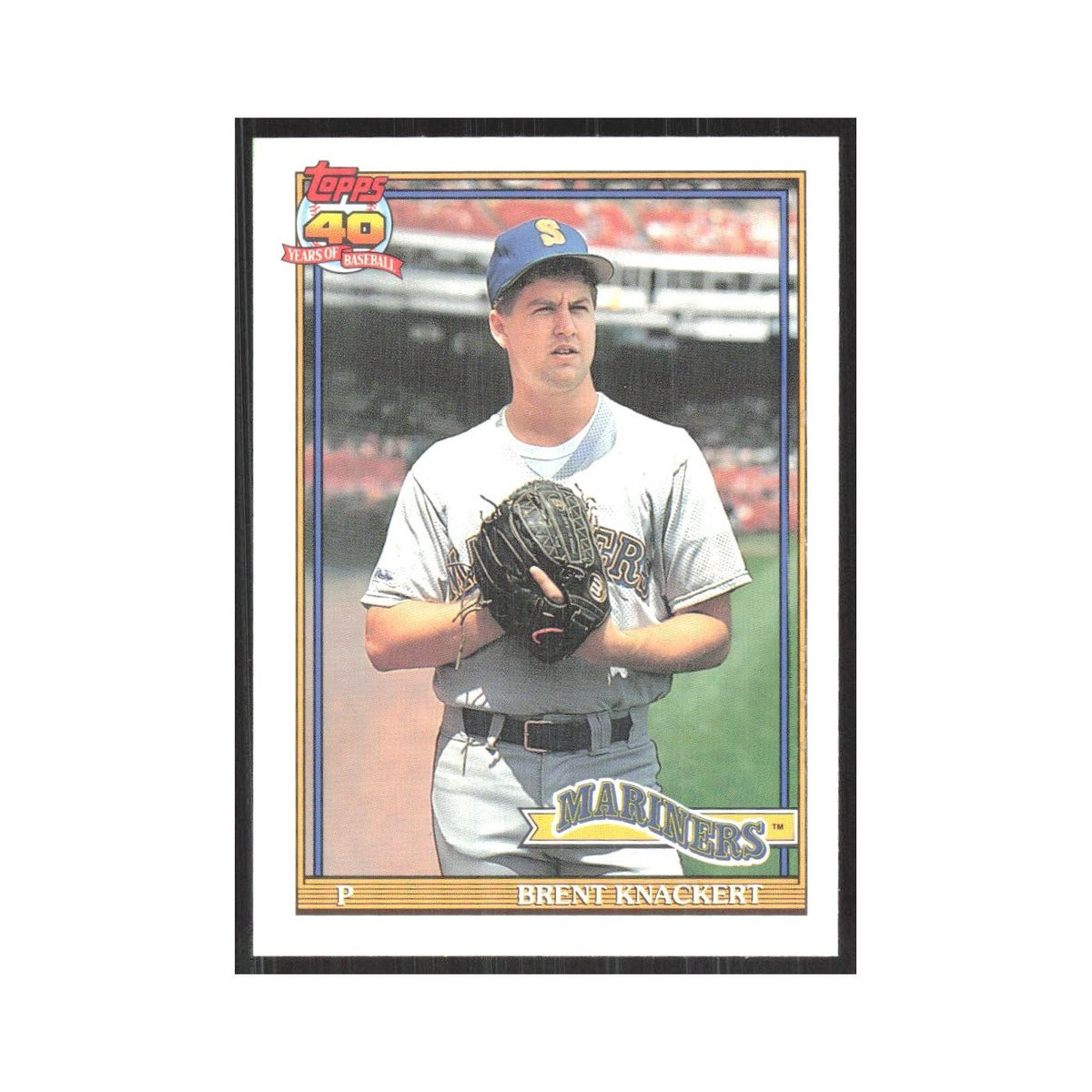 1991 O-Pee-Chee Brent Knackert Mariners #563