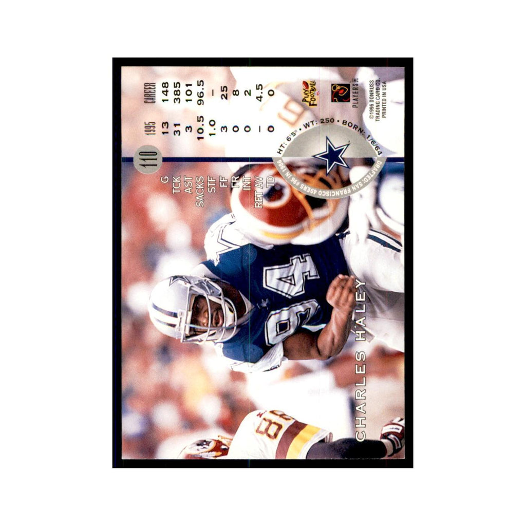 1996 Leaf Charles Haley Cowboys #110
