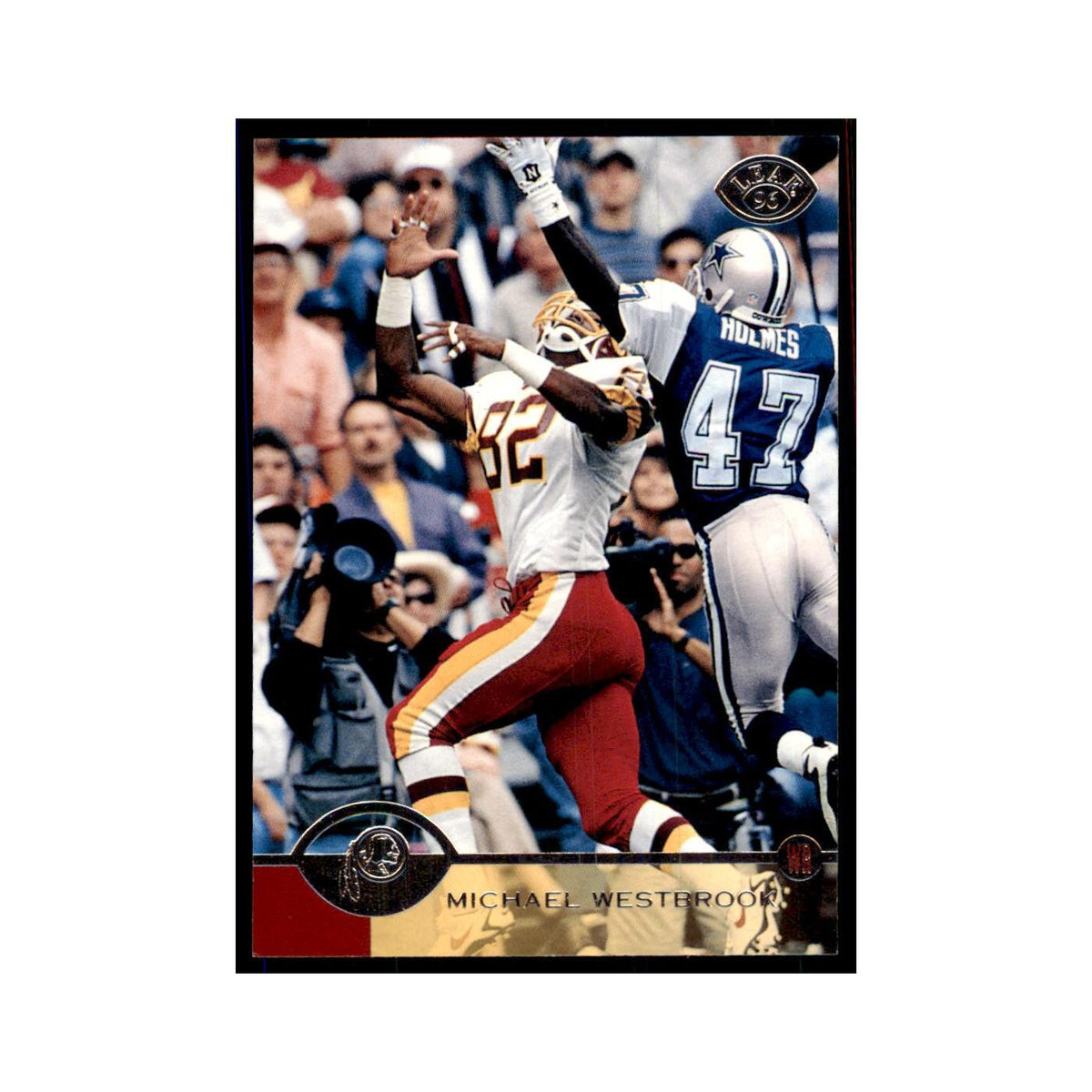 1996 Leaf Michael Westbrook Redskins #33