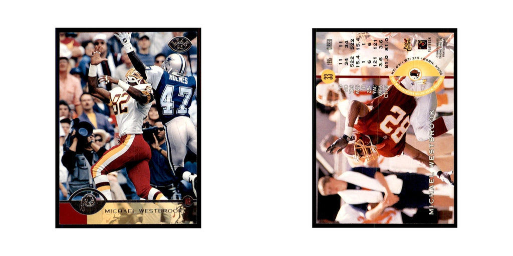 1996 Leaf Michael Westbrook Redskins #33