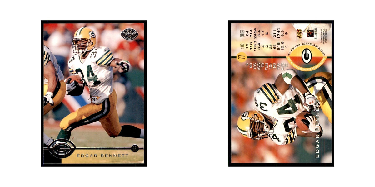 1996 Leaf Edgar Bennett Packers #77