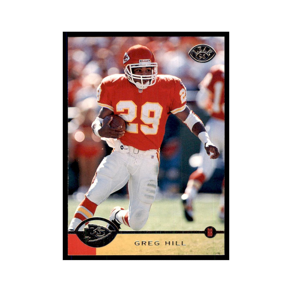 1996 Leaf Greg Hill Chiefs #14