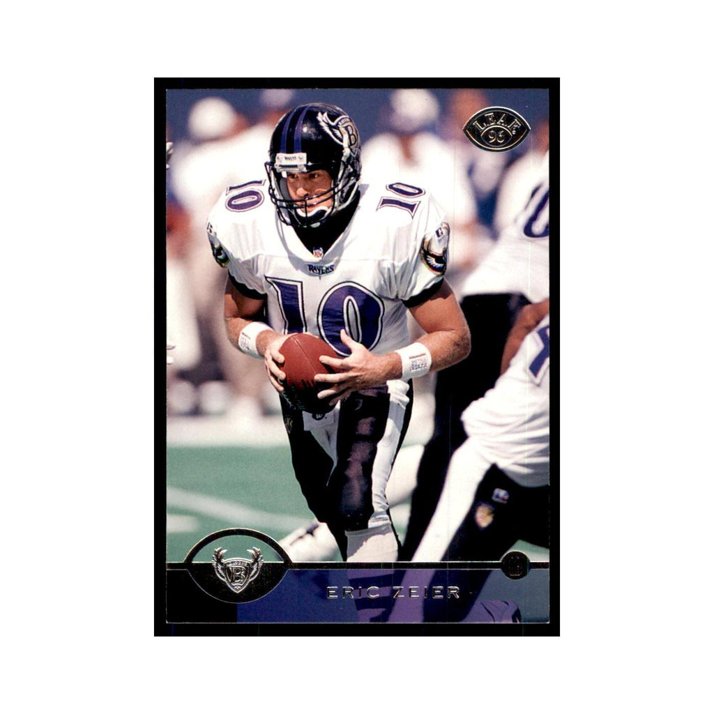1996 Leaf Eric Zeier Ravens #7