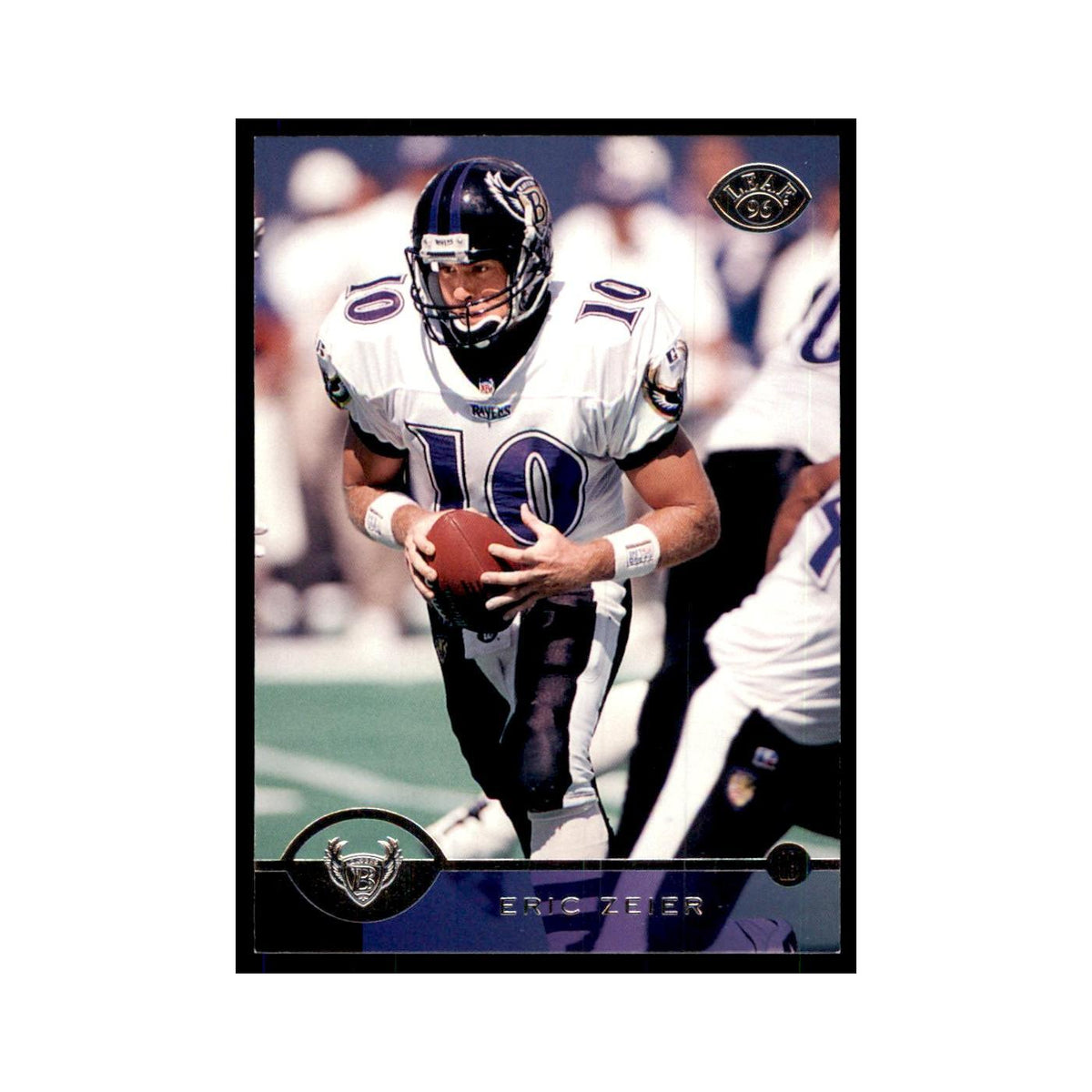 1996 Leaf Eric Zeier Ravens #7
