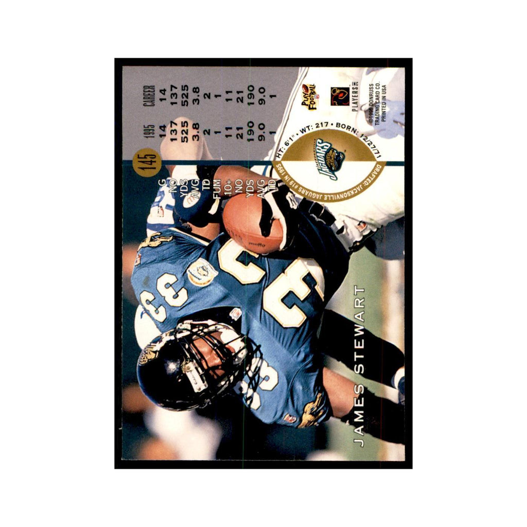 1996 Leaf James Stewart Jaguars #145