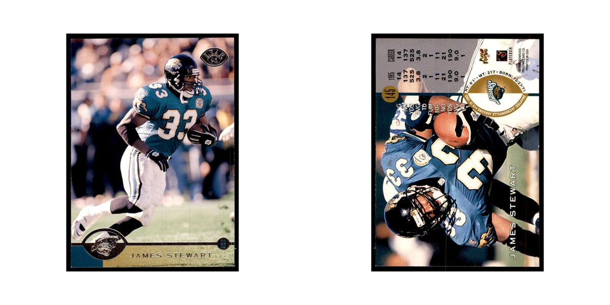 1996 Leaf James Stewart Jaguars #145