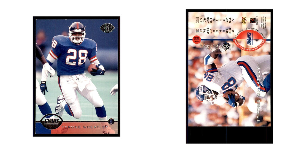 1996 Leaf Tyrone Wheatley Giants #108
