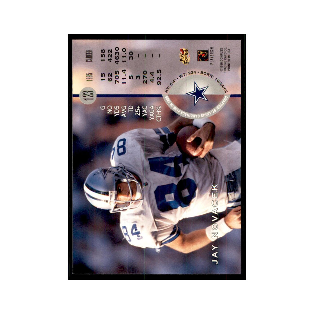 1996 Leaf Jay Novacek Cowboys #123