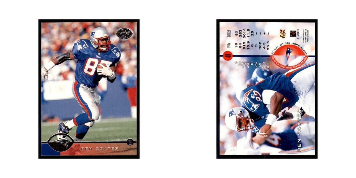 1996 Leaf Ben Coates Patriots #40