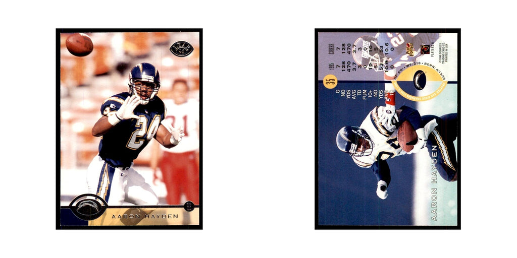 1996 Leaf Aaron Hayden San Diego Chargers #35