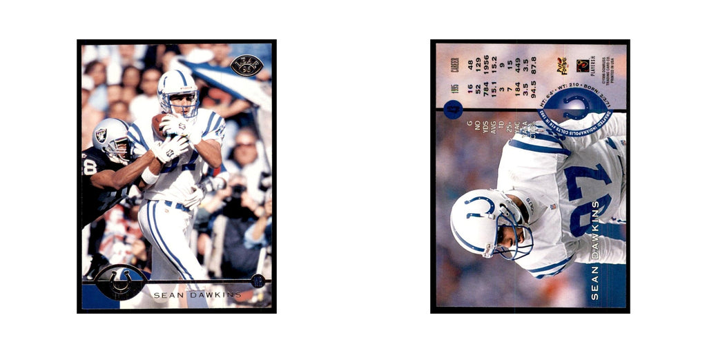 1996 Leaf Sean Dawkins Colts #43