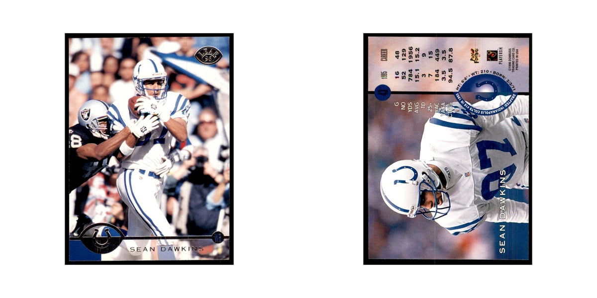 1996 Leaf Sean Dawkins Colts #43