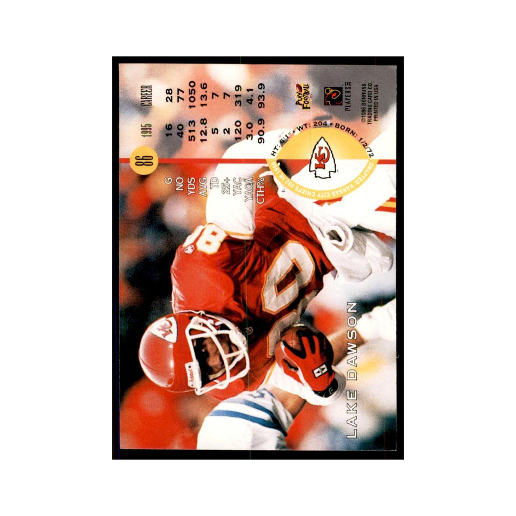 1996 Leaf Lake Dawson Pittsburgh Steelers/Kansas City Chiefs #86
