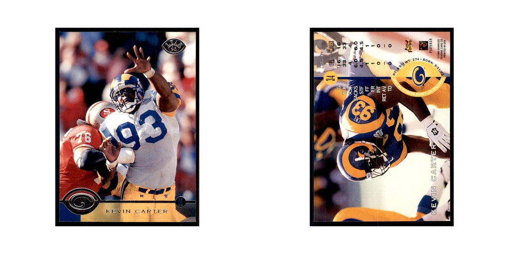 1996 Leaf Kevin Carter St. Louis Rams #34