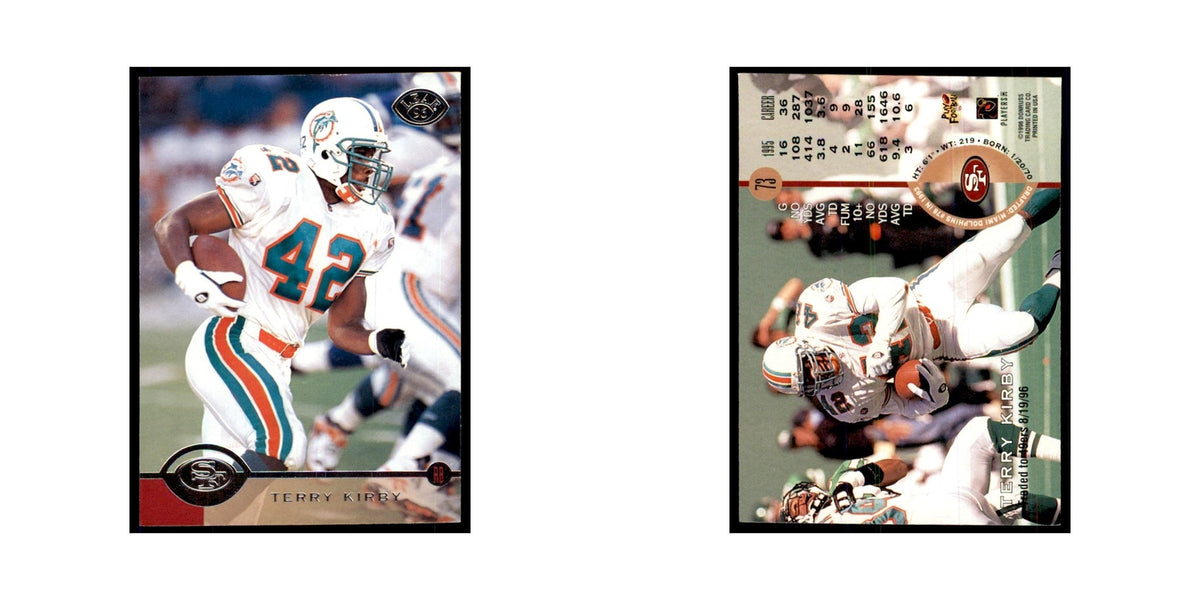 1996 Leaf Terry Kirby 49ers #73