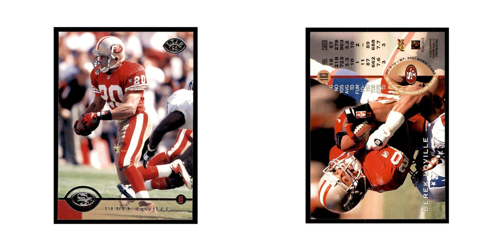 1996 Leaf Derek Loville 49ers #103