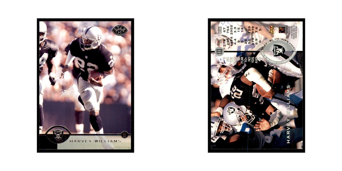 1996 Leaf Harvey Williams Raiders #133